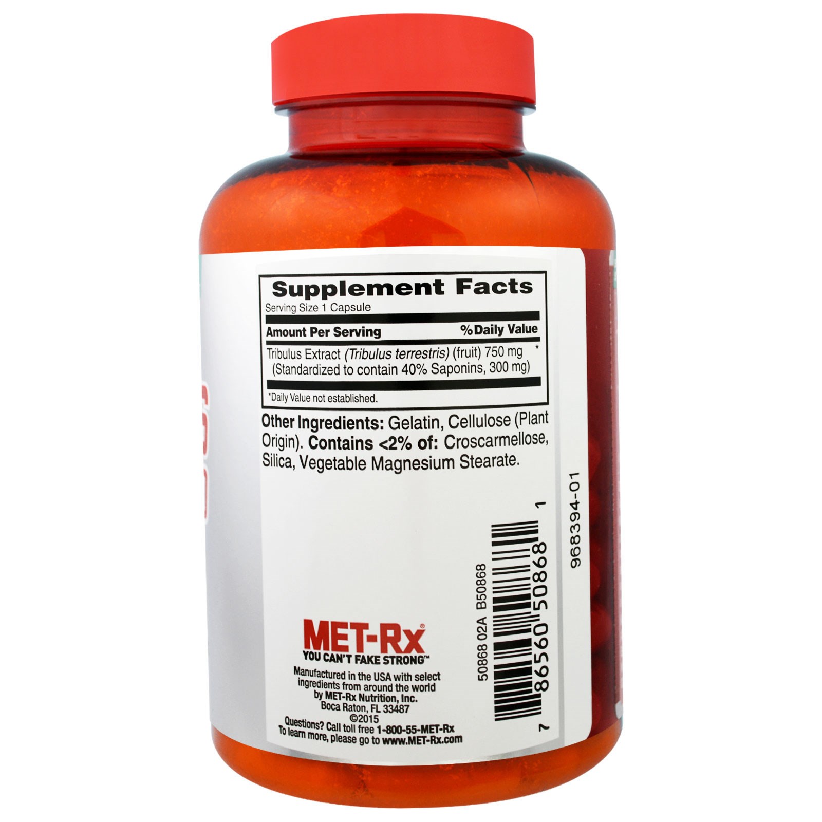 MET-Rx, Tribulus 750, 90 Cápsulas - Imagem 2