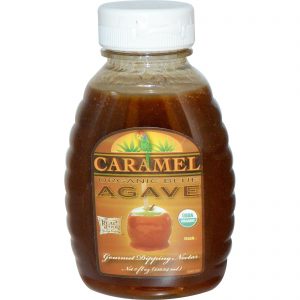 FunFresh Foods, Agave-Azul Orgânico, Néctar de Gotejamento Gourmet, Caramelo,8 fl oz (236,64 ml)