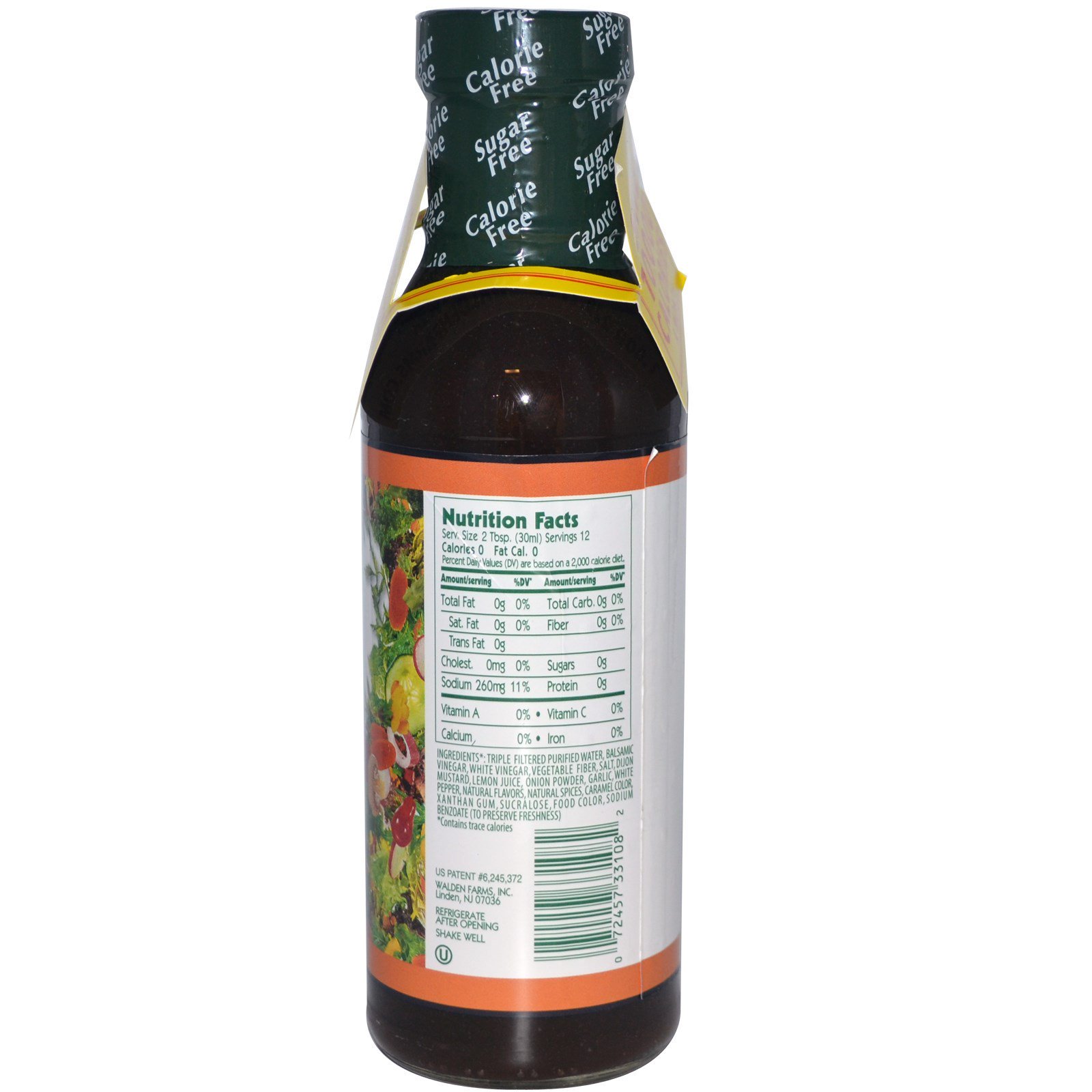 Walden Farms, Azeite Balsâmico, 12 fl oz (355 ml) - Imagem 2
