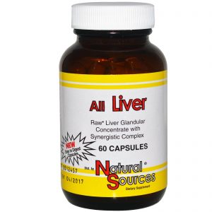 Natural Sources, Fígado Puro, 60 cápsulas