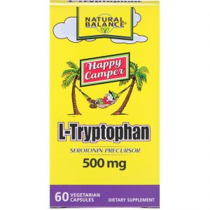 Natural Balance, L-Triptofano, 500 mg, 60 Cápsulas Vegetarianas