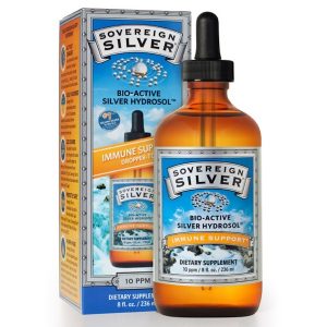 Sovereign Silver, Bio-Active Silver Hydrosol Dropper-Top, 10 PPM, 236 ml (8 fl oz)