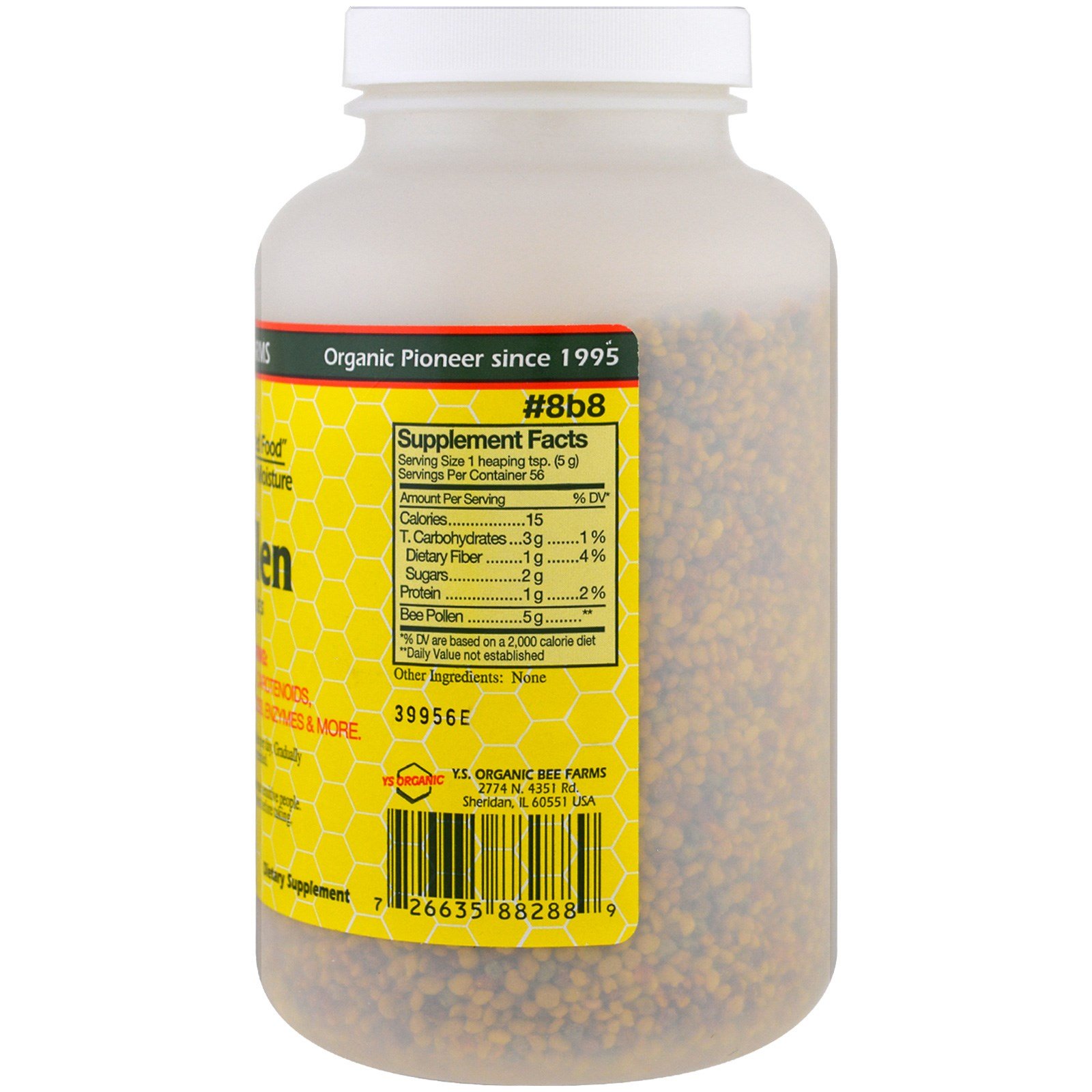 Y.S. Eco Bee Farms, Bee Pollen Granules, Whole, 10.0 oz (283 g) - Imagem 2