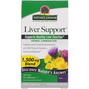 Nature's Answer, Apoio ao Fígado, 1.500 mg, 90 Cápsulas Vegetarianas