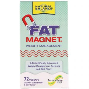 Natural Balance, Imã de Gordura, gerenciamento do peso, 72 cápsulas vegetais