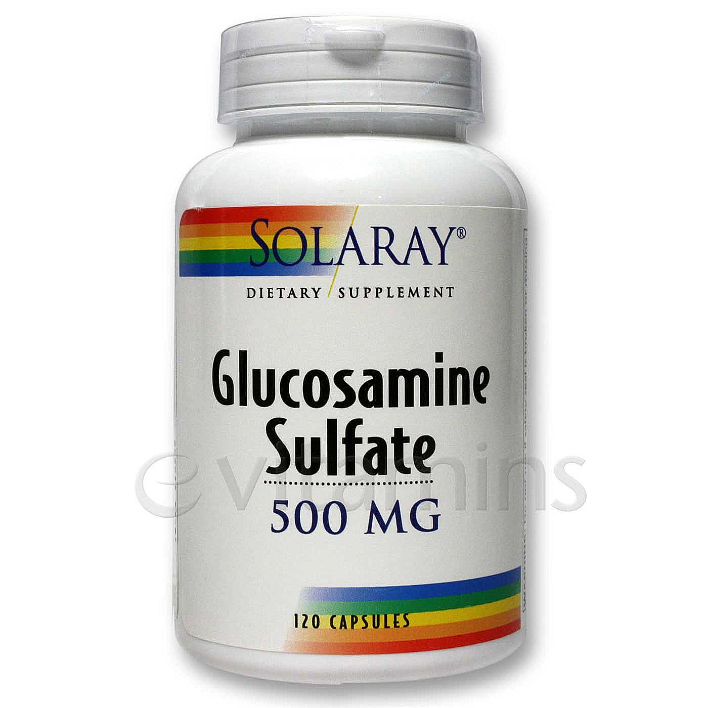 Solaray Sulfato de glucosamina 500 mg 120 Cápsulas