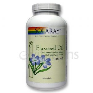 Solaray, Óleo de Linhaça - 240 Cápsulas em Gel