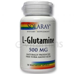 Solaray, L-Glutamina - 50 Cápsulas Vegetarianas