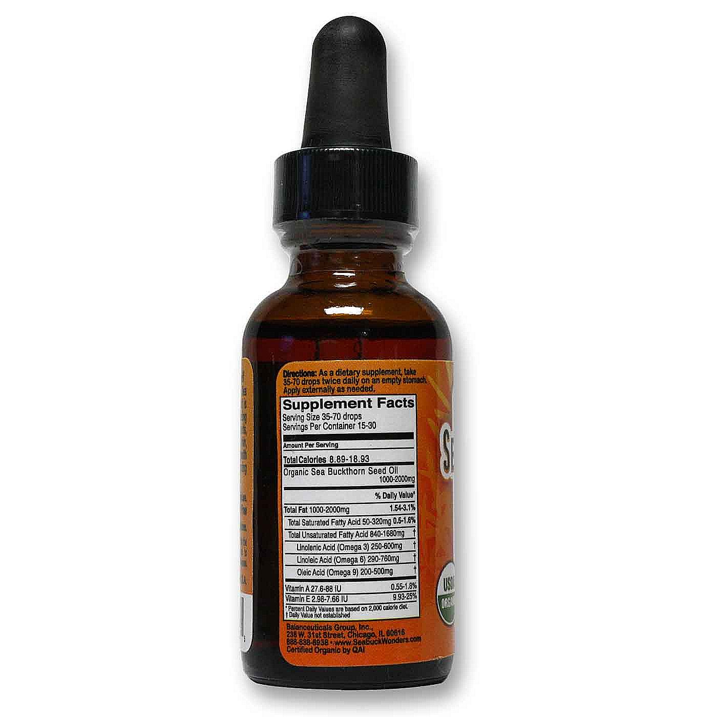 Seabuck Wonders, Óleo de Semente de Espinheiro Mar - 30 ml (1 fl oz) - Imagem 3