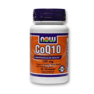 Now Foods, CoQ10 100 mg - 30 Cápsulas Vegetarianas
