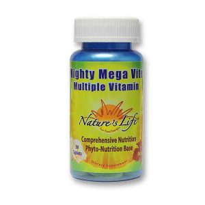 Nature's Life Poderoso mega Vite 30 Tabletes