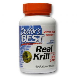 Doctor's Best, Krill Real com DHA e EPA - 60 Cápsulas em Gel