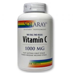 Solaray, Vitamina C 1000 mg - 250 Comprimidos