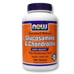 Now Foods, Glucosamina e Condroitina - 180 Tabletes