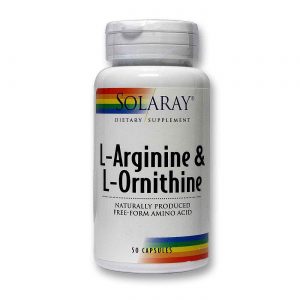 Solaray L-Arginina L-Ornitina 50 Cápsulas