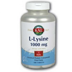 Kal, L-Lisina 1000 mg -100 Comprimidos