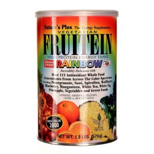 Nature's Plus, Proteína Vegetal Fruitein® Rainbow - 576 g