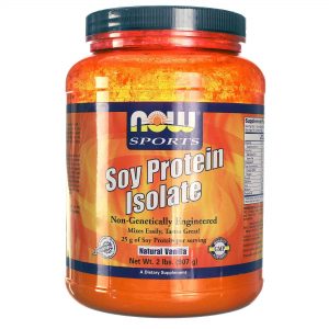 Now Foods, Proteína Isolada de Soja, Baunilha Natural - 907 g (2 lbs)