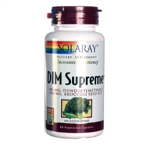 Solaray, DIM Supreme® 100 mg - 60 Cápsulas Vegetarianas