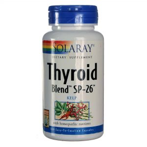 Solaray, Thyroid Blend™ SP-26™ - 100 Cápsulas