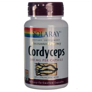 Solaray, Extrato de Cordyceps - 500 mg - 60 Cápsulas
