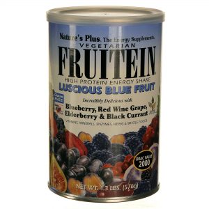 Nature's Plus, Proteína Vegetal Fruitein®, Luscious Frutas Azuis - 576 g (1.3 lbs)