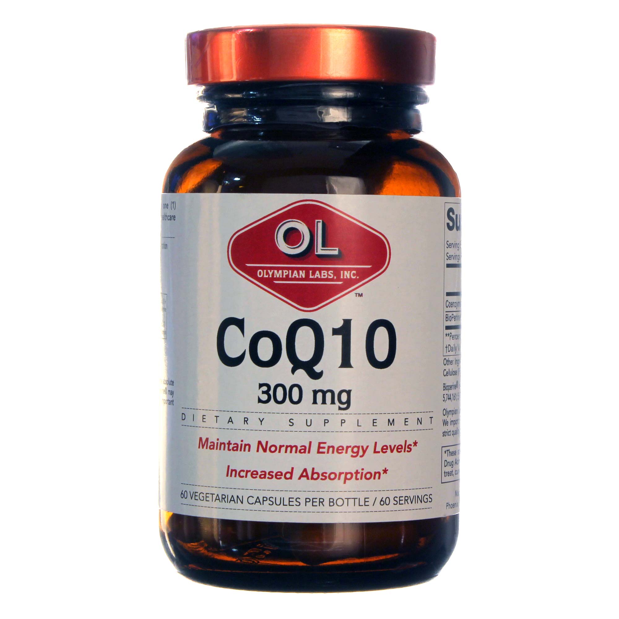 Olympian Labs, CoQ10 300 mg - 60 Cápsulas