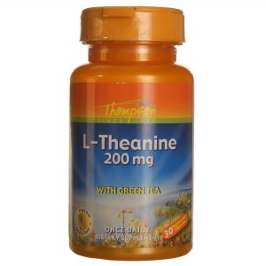 Thompson, L-Teanina 200 mg com Chá Verde - 30 Cápsulas Vegetarianas
