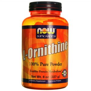 Now Foods, L-Ornitina em Pó 100% Pura - 227 g