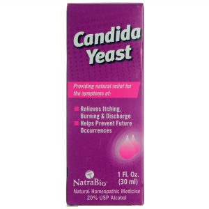 Natra-Bio, Levedura Candida, Sem Sabor - 30 ml (1 fl oz)