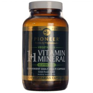 Pioneer, 1+1 Vitamina Mineral com Ferro - 120 Cápsulas Vegetarianas