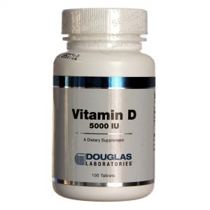 Douglas Labs, Vitamina D 5000 IU - 100 Tabletes