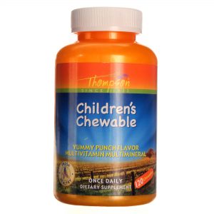 Thompson, Multivitamínico mastigável para crianças - 120 mastigáveis