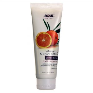 Now Foods, Esfoliante Facial Suave de Vitamina C e Oryza Sativa - 118 ml (4 fl oz)