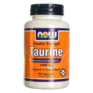 Taurina 1000 mg Now Foods 100 Cápsulas