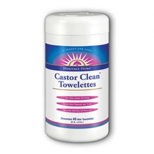 Heritage Products Castor Limpas Towelettes 40 Towelettes