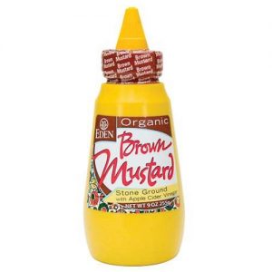 Eden Foods, Mostarda Marrom Orgânica - 255 g