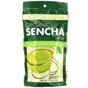 Eden Foods, Chá Verde Orgânico de Sencha - 2.25 oz (63g)