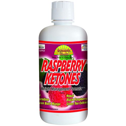 Dynamic Health Laboratories Raspberry Cetonas Juice Mistura 32 fl oz