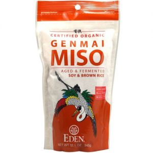 Eden Foods, Genmai Miso Orgânico Soja e Arroz Integral - 345 g