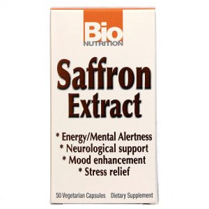 Bio Nutrition, Extrato de Açafrão - 50 Cápsulas Vegetarianas