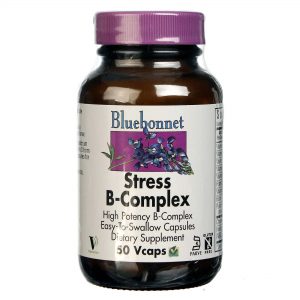 Bluebonnet Nutrition, Estresse Complexo B - 50 Cápsulas Vegetarianas