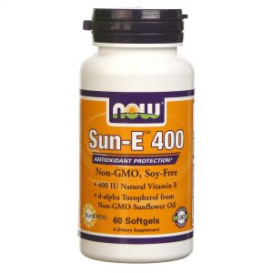 Now Foods, Sun-E™ 400 - 60 Cápsulas