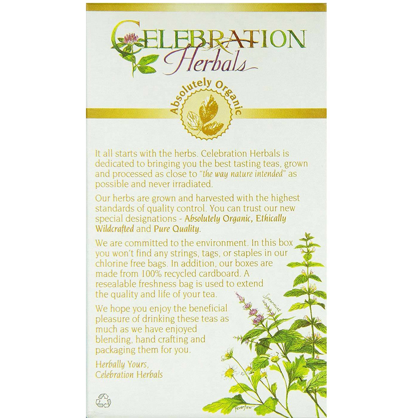Celebration Herbals Herbal Tea, Chá de Folha de Amora Silvestre - 24 Saquinhos de Chá - Imagem 3