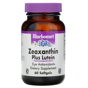 Bluebonnet Nutrition, Zeaxantina Plus Luteína, 60 Cápsulas Softgel