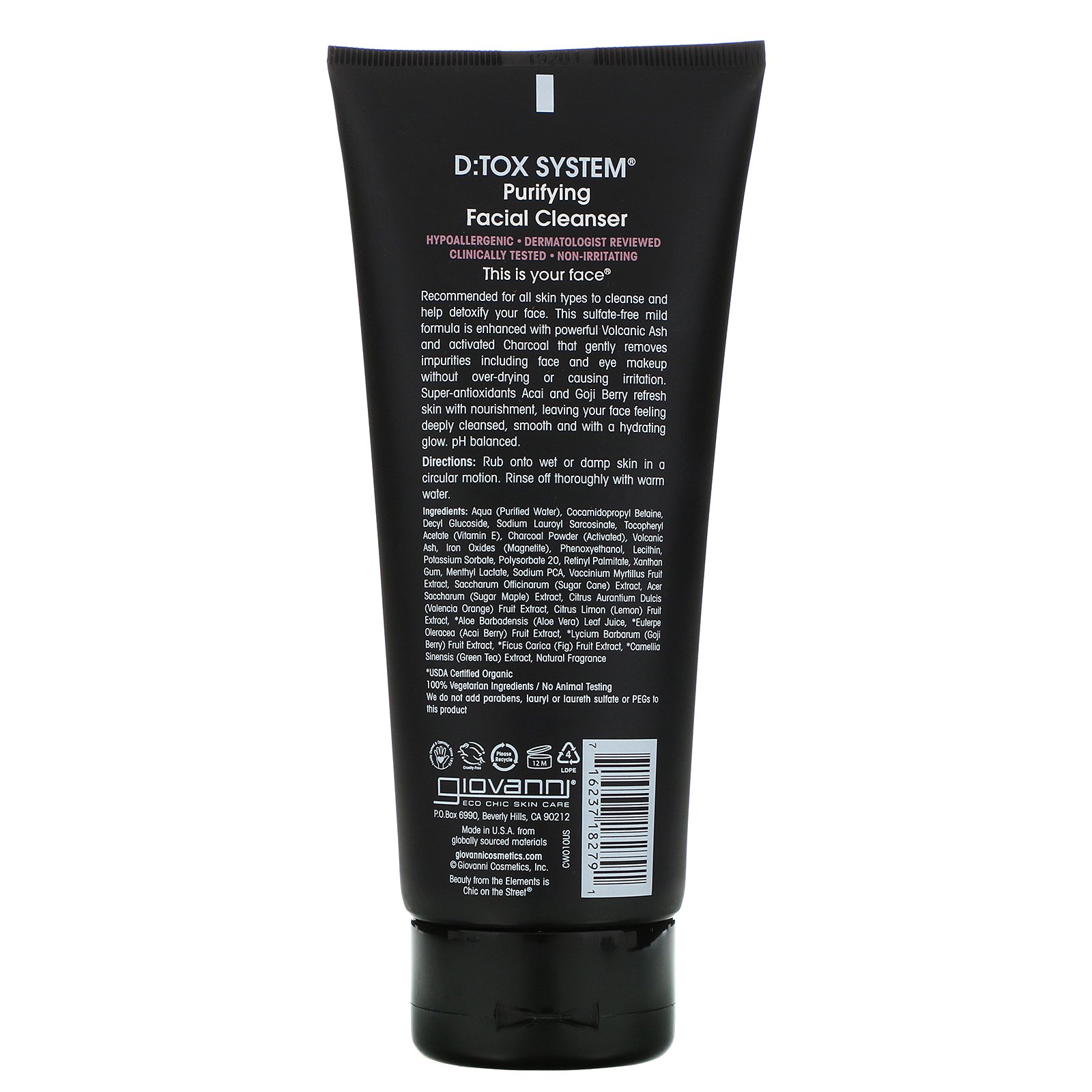 Giovanni, D:Tox System, Limpeza Facial Purificador, 207 ml - Imagem 2