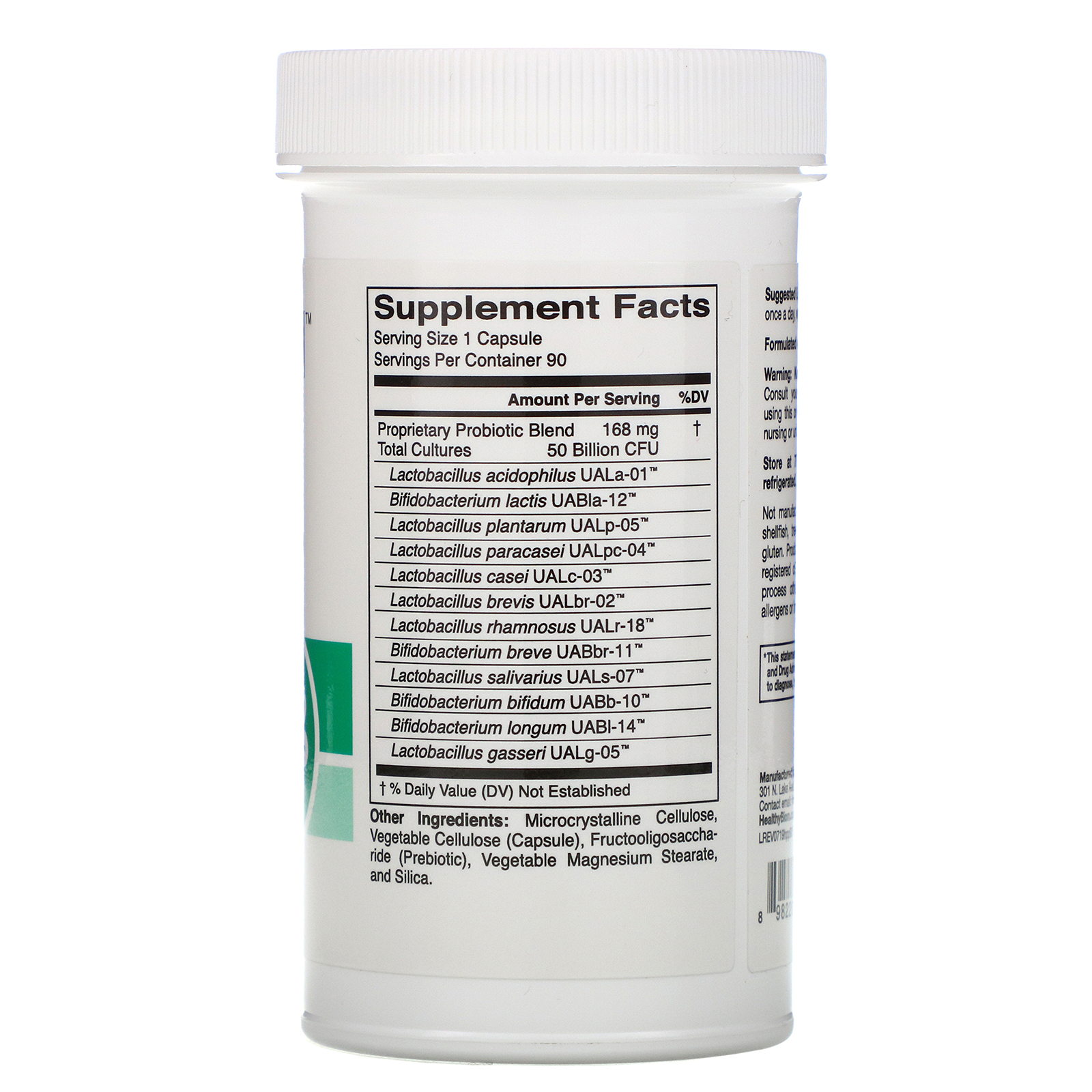HealthyBiom, Probióticos de Alta Potência, 50 Bilhões de UFCs, 90 Cápsulas Vegetais - Imagem 2