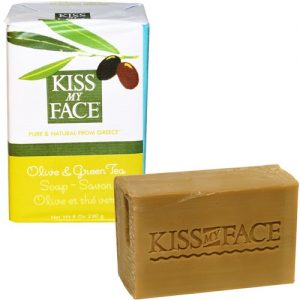 Kiss My Face, Sabonete em Barra, Oliva & Chá Verde - 230 g