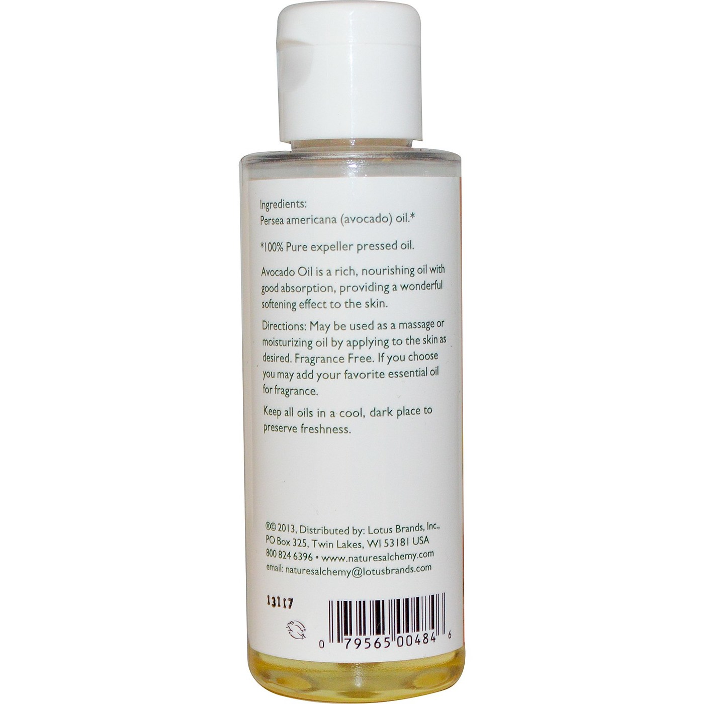Nature's Alchemy Avacado óleo 4 OZ - Imagem 2