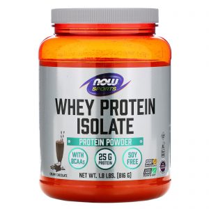 Now Foods, Esportes, Isolado de Proteína de Soro do Leite, Chocolate holandês, 816 g (1,8 lbs)